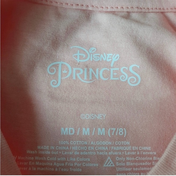 Disney Princess Pink T-Shirt (SIZE S,M,XL) - Picture 2 of 2